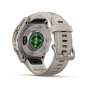 Часы Garmin Fenix 9 - 43 мм, титановый, туманно-серый силиконовый ремешок