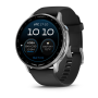 Garmin D2 Air X15 Silver with Black Silicone Band
