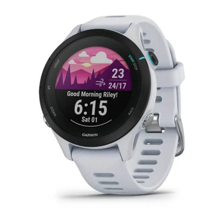 Garmin FORERUNNER 255S Music с белым ремешком Garmin FORERUNNER 255S Music с белым ремешком