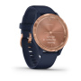 Garmin VIVOMOVE 3S розовое золото циферблат с темно-синим ремешком Garmin VIVOMOVE 3S розовое золото циферблат с темно-синим ремешком