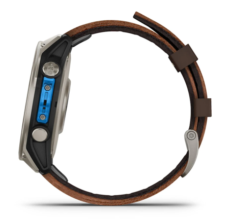 Garmin D2 Mach 2, 47 мм Titanium with Oxford Brown Leather Band