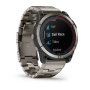 Garmin QUATIX 7X Sapphire Solar титановый с серебристым титановым браслетом