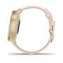 Garmin  VIVOMOVE STYLE светло-золотистый с плетеным нейлоновым розовым ремешком Garmin  VIVOMOVE STYLE светло-золотистый с плетеным нейлоновым розовым ремешком