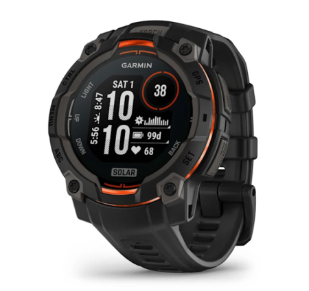 Garmin INSTINCT 3, 45 мм, Solar, Black with Black Band Garmin INSTINCT 3, 45 мм, Solar, Black with Black Band