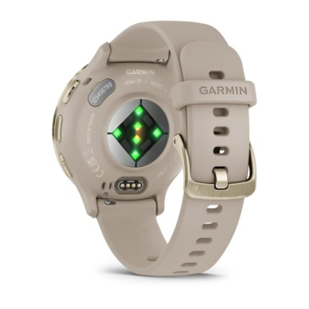Garmin VENU 3S цвета "французский серый" с золотистым безелем Garmin VENU 3S цвета "французский серый" с золотистым безелем