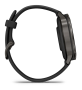 Garmin VENU 4 41 mm, Slate with Black Silicone Band