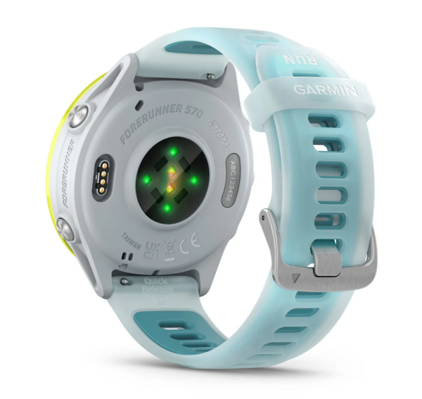 Garmin  FORERUNNER 570 47mm Whitestone with Amp Yellow Garmin  FORERUNNER 570 47mm Whitestone with Amp Yellow