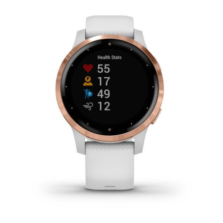 Garmin VIVOACTIVE 4S белые с золотистым безелем