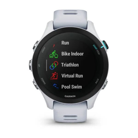 Garmin FORERUNNER 255S Music с белым ремешком Garmin FORERUNNER 255S Music с белым ремешком