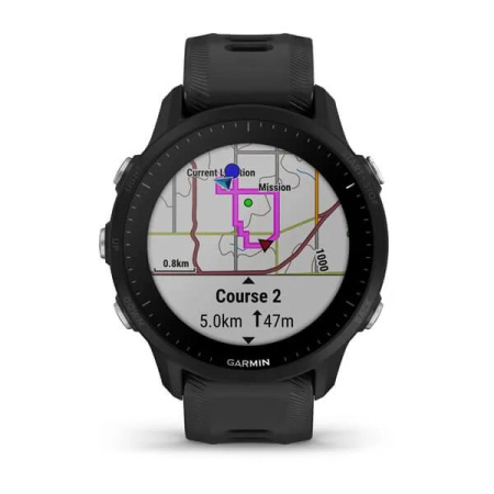 Garmin  FORERUNNER 955 с черным ремешком