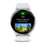 Garmin VENU 3 белые с серебристым безелем Garmin VENU 3 белые с серебристым безелем