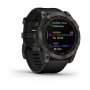 Garmin FENIX 7X Sapphire Solar титановый угольно-серый DLC с силиконовым ремешком Garmin FENIX 7X Sapphire Solar титановый угольно-серый DLC с силиконовым ремешком