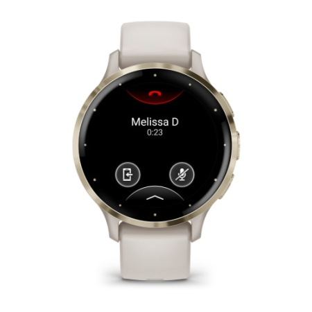 Garmin VENU 3S цвета слоновой кости с золотистым безелем Garmin VENU 3S цвета слоновой кости с золотистым безелем