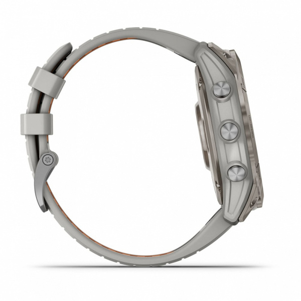Garmin FENIX 7X PRO Sapphire Solar Edition Титановый корпус с дымчато-серым оранжевым ремешком Garmin FENIX 7X PRO Sapphire Solar Edition Титановый корпус с дымчато-серым оранжевым ремешком
