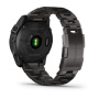 Garmin FENIX 7X Sapphire Solar титановый угольно-серый DLC с угольно-серым титановым DLC браслетом