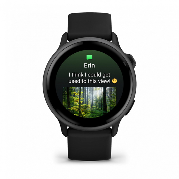 Garmin VIVOACTIVE 6 темно-серые с черным ремешком Garmin VIVOACTIVE 6 темно-серые с черным ремешком