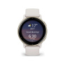 Garmin VIVOACTIVE 5 цвета слоновой кости с золотистым безелем и силиконовым ремешком Garmin VIVOACTIVE 5 цвета слоновой кости с золотистым безелем и силиконовым ремешком