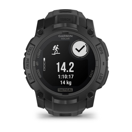 Garmin INSTINCT 3 - 50mm Solar Tactical Edition черный с черным ремешком