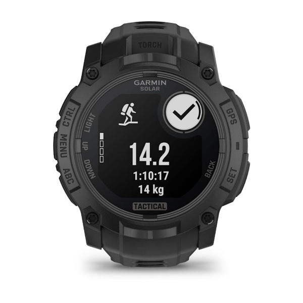 Garmin INSTINCT 3 - 50mm Solar Tactical Edition черный с черным ремешком