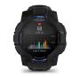 Garmin IINSTINCT 3 50 мм, AMOLED, Black with Black/Bolt Blue Band
