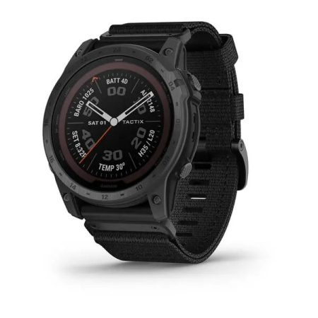 Garmin TACTIX 7 Pro с черным нейлоновым ремешком