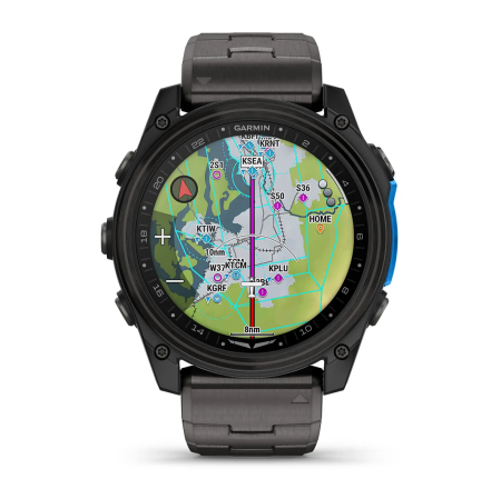 Garmin D2 Mach 2, 51 мм Carbon Gray DLC Titanium with Vented Titanium Bracelet