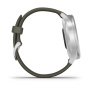 Garmin VIVOMOVE STYLE серебристый с травяным силиконовым ремешком Garmin VIVOMOVE STYLE серебристый с травяным силиконовым ремешком