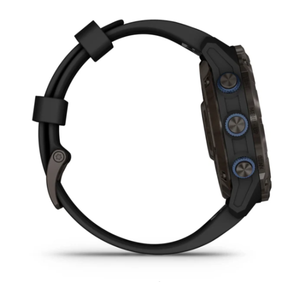 Garmin DESCENT MK3i  Cерый DLC из титана с черным силиконовым ремешком 51 mm