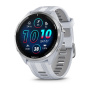 Garmin FORERUNNER 965 белые, титановый безель, с белым ремешком Garmin FORERUNNER 965 белые, титановый безель, с белым ремешком