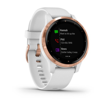 Garmin VIVOACTIVE 4S белые с золотистым безелем