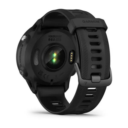 Garmin FORERUNNER 955 Solar с черным ремешком