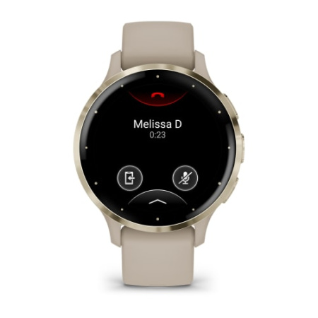 Garmin VENU 3S цвета "французский серый" с золотистым безелем Garmin VENU 3S цвета "французский серый" с золотистым безелем