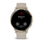 Garmin VENU 3S цвета "французский серый" с золотистым безелем Garmin VENU 3S цвета "французский серый" с золотистым безелем