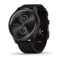 Garmin VIVOMOVE STYLE графитовый с плетеным нейлоновым черным ремешком Garmin VIVOMOVE STYLE графитовый с плетеным нейлоновым черным ремешком