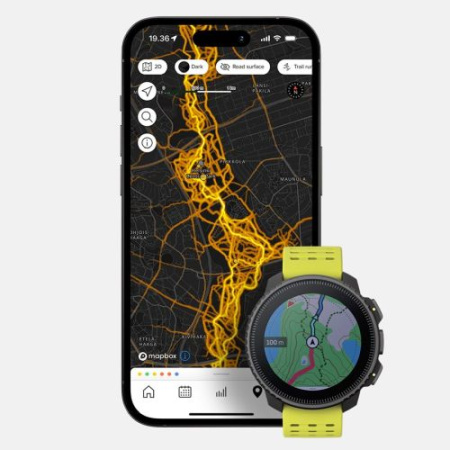 Suunto Vertical Black Lime, черные с лимонным ремешком Suunto Vertical Black Lime, черные с лимонным ремешком