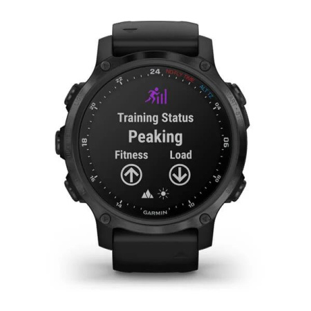 Garmin  DESCENT MK2S угольно-серый корпус с DLC-покрытием, черный силиконовый ремешок Garmin  DESCENT MK2S угольно-серый корпус с DLC-покрытием, черный силиконовый ремешок