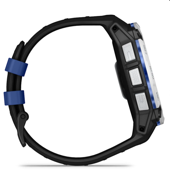 Garmin INSTINCT 3 50 mm, Solar, Whitestone with Black/Bolt Blue Band