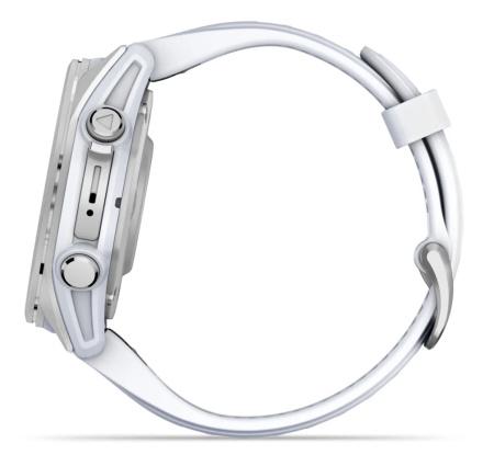 Garmin FENIX 8, 43 мм, AMOLED, Silver with White Stone силиконовый ремешок Garmin FENIX 8, 43 мм, AMOLED, Silver with White Stone силиконовый ремешок