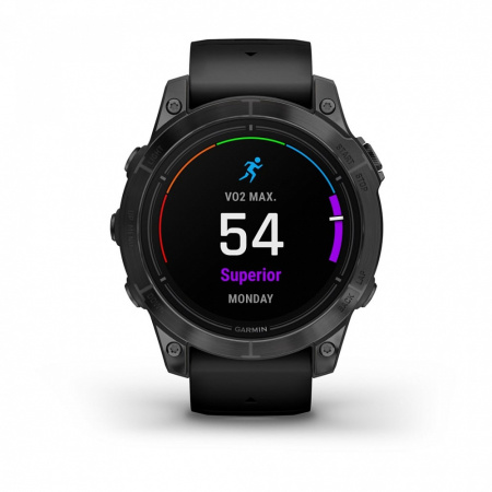 Garmin EPIX Pro (Gen 2) Standard Edition 47 мм, серый, черный ремешок