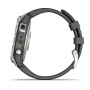 Garmin FENIX 7 серебристый с графитовым силиконовым ремешком Garmin FENIX 7 серебристый с графитовым силиконовым ремешком