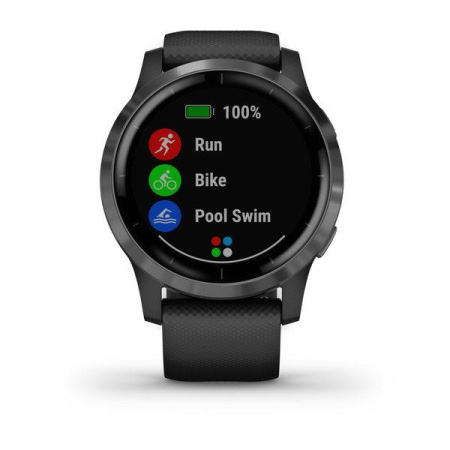 Garmin VIVOACTIVE 4 черные с серым безелем