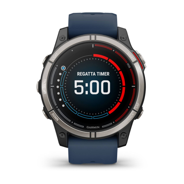 Garmin QUATIX 7 PRO AMOLED, сапфировое стекло, титановый, темно-синий ремешок Garmin QUATIX 7 PRO AMOLED, сапфировое стекло, титановый, темно-синий ремешок
