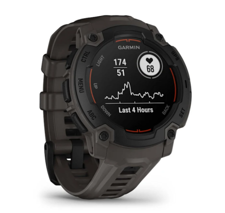 Garmin INSTINCT E, 45 мм,  Black with Charcoal Band Garmin INSTINCT E, 45 мм,  Black with Charcoal Band