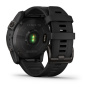Garmin FENIX 7X Sapphire Solar титановый угольно-серый DLC с силиконовым ремешком Garmin FENIX 7X Sapphire Solar титановый угольно-серый DLC с силиконовым ремешком