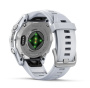 Garmin FENIX 8, 43 мм, AMOLED, Silver with White Stone силиконовый ремешок Garmin FENIX 8, 43 мм, AMOLED, Silver with White Stone силиконовый ремешок