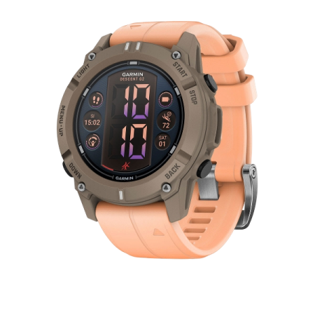 Garmin DESCENT G2 цвета палома с розовым ремешком