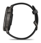 Garmin VENU 4 45 mm, Slate with Black Silicone Band