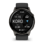 Garmin D2 Air X15 Slate with Black Silicone Band