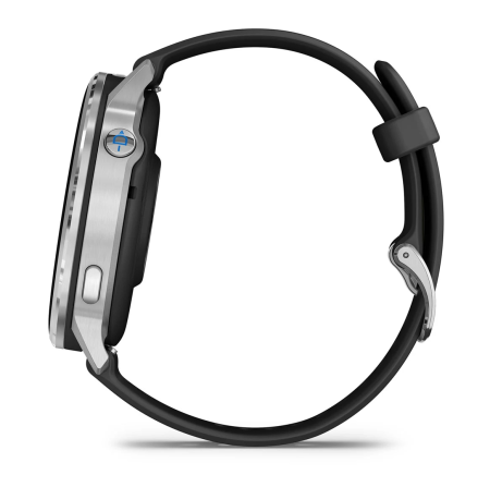 Garmin D2 Air X15 Silver with Black Silicone Band