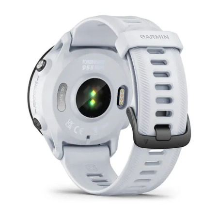 Garmin FORERUNNER 955 Solar с белым ремешком Garmin FORERUNNER 955 Solar с белым ремешком